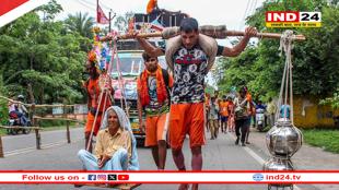 शारदीय कांवड़ यात्रा बनी भक्ति का प्रमाण, हरिद्वार में दिखी भक्ति की अनोखी तस्वीर