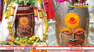 मस्तक पर बिंदिया, नाक में नथ और गले में हार, महाकाल के देवी रूप को देखते रह गए श्रद्धालु