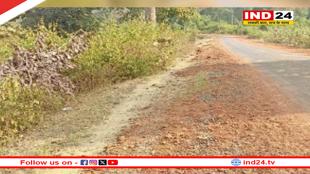 19 दिनों से धरने पर बैठे ग्रामीण, अधूरी सड़क बनाकर भूल गया विभाग 