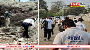 उत्तरी हिस्से की खुदाई में निकलीं 3 बड़ी आकृतियां, सर्वे टीम ने बनाया गर्भगृह का ड्राइंग