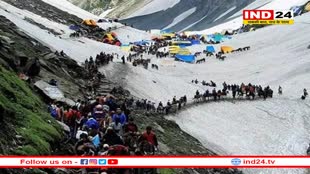 खराब मौसम के चलते रोकी गई Amarnath Yatra, पवित्र गुफा की ओर जाने की अनुमति नहीं