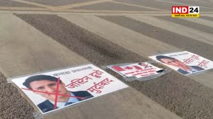   कांग्रेस ने जस्टिन ट्रुडो के पोस्टर इंदौर में सड़कों पर लगाए