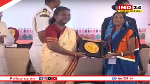 राष्ट्रपति द्रौपदी मुर्मू ने उज्जैन में किया स्वच्छता मित्रों का सम्मान और सिक्सलेन रोड का शिलान्यास