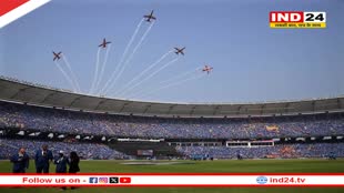 World Cup Final Air Show: फाइनल मैच से पहले हुआ एयर शो, ICC इवेंट में पहली बार देखने को मिला ऐसा पल 