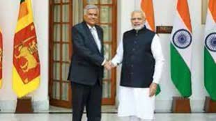 श्रीलंका के राष्ट्रपति रानिल विक्रमसिंघे ने पीएम मोदी से की मुलाकात, कई मुद्दों पर हुई चर्चा