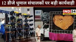 CG NEWS :  उच्च न्यायालय नियमों के खिलाफ तेज आवाज में बजा रहे थे डी.जे ,12 डीजे धुमाल संचालकों पर की बड़ी कार्यवाही