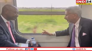 मोजांबिक पहुंचे Jaishankar, मेड इन इंडिया ट्रेन में की सवारी 