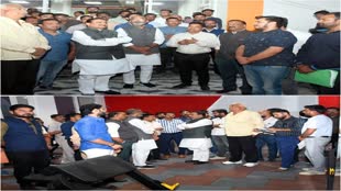 मंत्री भूपेंद्र सिंह ने किया स्टेडियम का निरीक्षण