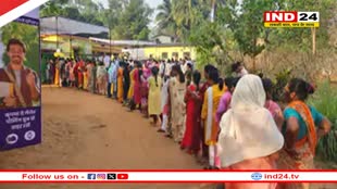 बस्तर लोकसभा सीट पर वोटिंग जारी,पोलिंग बूथों के बाहर मतदाताओं की कतार