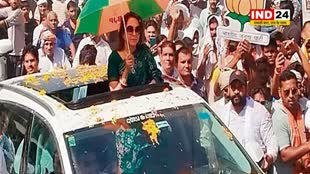  बॉलीवुड की 'ड्रीम गर्ल' ने होडल में भाजपा उम्मीदवार के पक्ष में प्रचार किया