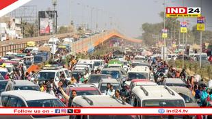 महाकुंभ में महाशिवरात्रि से पहले श्रद्धालुओं का सैलाब, 25 KM तक महा-जाम 