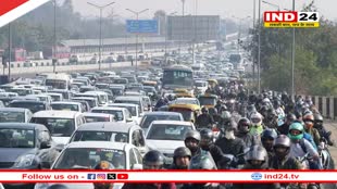 प्रदर्शनकारी किसानों को नोएडा में रोका, भारी ट्रैफिक जाम, जानिए क्या हैं मांगें