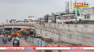 इंदौर का खजराना ब्रिज सह गया 280 टन का बोझ, लोड टेस्ट में पास