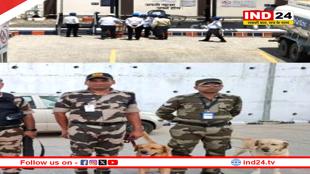 भोपाल एयरपोर्ट पर आतंकियों से किस तरीके से निपटे इसको लेकर की गई मॉक ड्रील