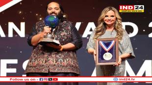 अनंत अंबानी को मिला ग्लोबल ह्यूमैनटेरीयन अवार्ड