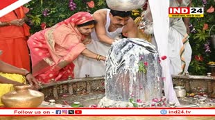 मुख्यमंत्री डॉ मोहन यादव ने भगवान महाकालेश्वर के दर्शन कर पूजन-अर्चन किया 