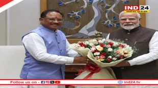 मुख्यमंत्री विष्णुदेव साय ने की प्रधानमंत्री नरेंद्र मोदी से मुलाकात