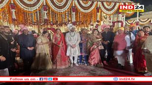 कुणाल ने थामा रिद्धि का हाथ, शिवराज के बेटे की शादी में भोपाल पहुंचे दिग्गज नेता