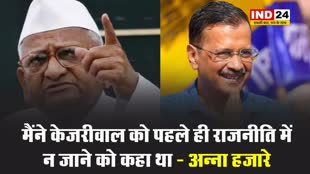 केजरीवाल के इस्तीफे के ऐलान पर अन्ना हजारे बोले - पहले ही राजनीति में न जाने को कहा था
