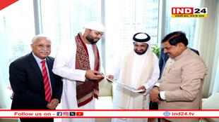 अरब संसद अध्यक्ष मोहम्मद अल यामाहि से मिले CM डॉ. मोहन यादव, MP आने का दिया न्योता