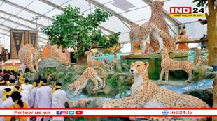 कर्तव्य पथ पर मप्र की झांकी में दिखी कूनो की झलक, चीतों ने बिखेरे प्रदेश के रंग