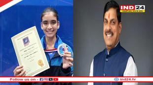 आराध्या पोरवाल ने जीती जूनियर नेशनल स्क्वैश चैंपियनशिप 2025, मुख्यमंत्री डॉ. मोहन यादव ने दी आराध्या को बधाई