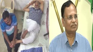 तिहाड़ जेल में मसाज करवाते दिखें मंत्री सतेंद्र जैन, बीजेपी हुई हमलावर