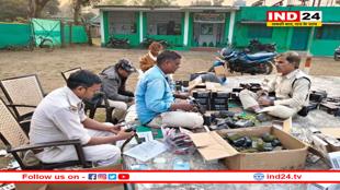 अखिल भारतीय बाघ आंकलन : सात दिन साइन सर्वे व ट्रांजिट लाइन में स्क्रेच व स्क्रेप मार्क के आधार पर स्थल चयन