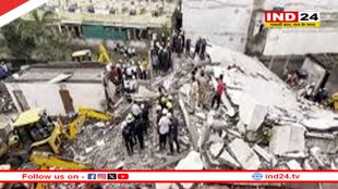 दो दिन में दूसरा हादसा, सूरत के बाद अब झारखंड के देवघर में 3 मंजिला मकान ढहा