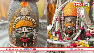 मस्तक पर वैष्णव तिलक, गले में मोगरे की माला, फिर रमाई भस्म; एकादशी पर ऐसे सजे बाबा महाकाल