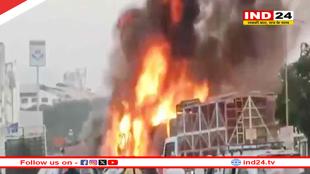 पुणे में बड़ा सड़क हादसा, ट्रक ने छह वाहनों को मारी टक्कर, 8 लोग जिंदा जले 