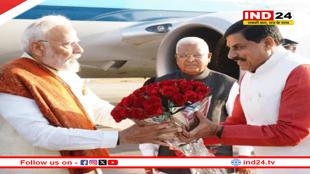 पीएम मोदी का मंत्री-विधायकों के साथ संवाद, प्रधानमंत्री कुशाभाऊ ठाकरे सभागार पहुंचे