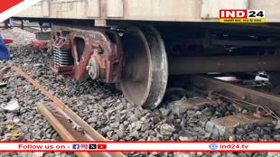 रायसेन में पटरी से उतरी मालगाड़ी की बोगी, ट्रैक क्षतिग्रस्त, मौके पर पहुंचे रेलवे के अधिकारी