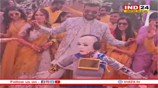 इंदौर में एक शादी के दौरान रोबोट ने मचाई धूम ,जमकर किया डांस, वीडियो वायरल