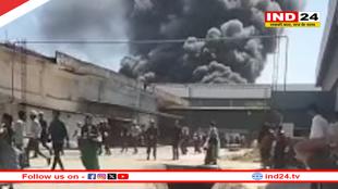 सीहोर में नट-बोल्ट फैक्ट्री में लगी भीषण आग, मौके पर पहुंची 3 दमकल गाड़ियां 