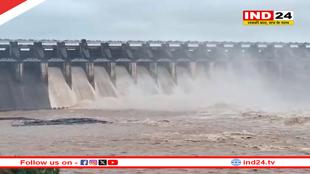 मानसून में पहली बार जबलपुर के बरगी बांध के नौ गेट खोले गए