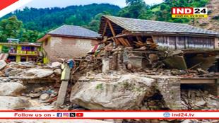हिमाचल प्रदेश के मंडी में बादल फटने और भूस्खलन की घटनाओं से भारी तबाही