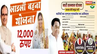 MP NEWS: लाड़ली बहना योजना और नारी सम्मान योजना में टक्कर, भाजपा की योजना पर कांग्रेस का वार, किसकी होगी नैया पार