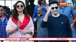 Parineeti-Raghav Wedding: राघव चड्ढा और परिणीति चोपड़ा का उदयपुर एयरपोर्ट पर हुआ भव्य स्वागत, इस अंदाज में दिखे कपल 