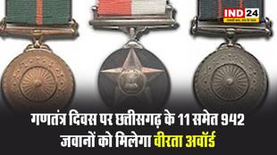 केंद्रीय गृह मंत्रालय ने किया ऐलान - छत्तीसगढ़ के 11 समेत 942 जवानों को मिलेगा वीरता अवॉर्ड