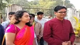 CG NEWS : बीजेपी प्रत्याशी ओपी चौधरी ने  किया मतदान...