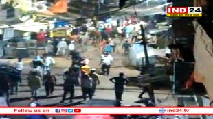 सागर में धार्मिक गाना बजाने के विवाद में तनाव, दो पक्षों के बीच पथराव, कई गाड़ियां टूटी, भारी पुलिसबल तैनात