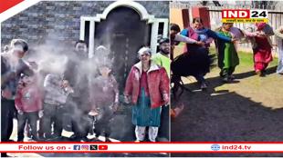 भोटिया जनजाति का अनोखा त्योहार..आटे से खेलते हैं होली