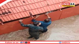 महाराष्ट्र के अहिल्यानगर में हुई मूसलधार बारिश, राहत एवं बचाव के लिए बुलाई सेना