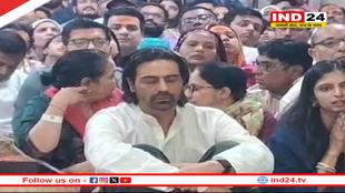 फिल्म एक्टर अर्जुन रामपाल उज्जैन पहुंचे, भस्म आरती में शामिल हुए 