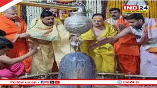 बीजेपी अध्यक्ष जेपी नड्डा और सीएम डॉ. मोहन यादव ने किए बाबा महाकाल के दर्शन