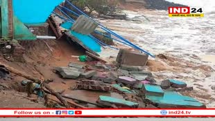 मिचौंग चक्रवात से तमिलनाडु में भारी बारिश, घरों में घुसा पानी