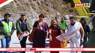 कड़ी सुरक्षा के बीच बद्रीनाथ धाम पहुंचे Dhirendra Krishna Shastri, मंदिर में की पूजा-अर्चना