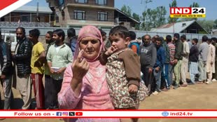  जम्मू-कश्मीर की 40 सीटों पर 1 बजे तक कुल 44.08 प्रतिशत वोटिंग, बारामूला में सबसे कम मतदान