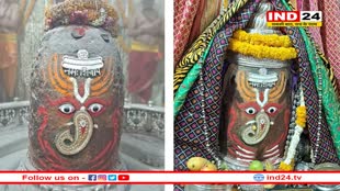 भस्म आरती में श्री गणेश स्वरूप में सजे बाबा महाकाल